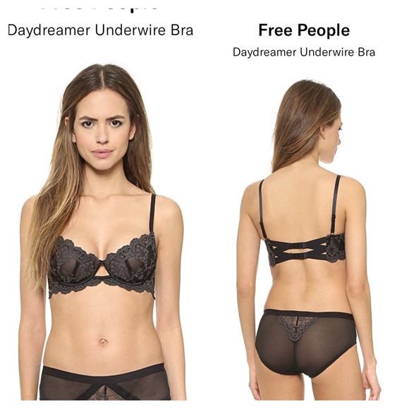 Free People Other - Free People NWT Daydreamer bra in onyx 32 D B 34 A